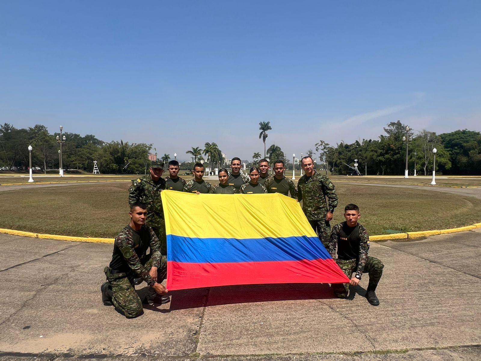 Delegación de futuros oficiales del Ejército culmina competencia deportiva internacional en Brasil