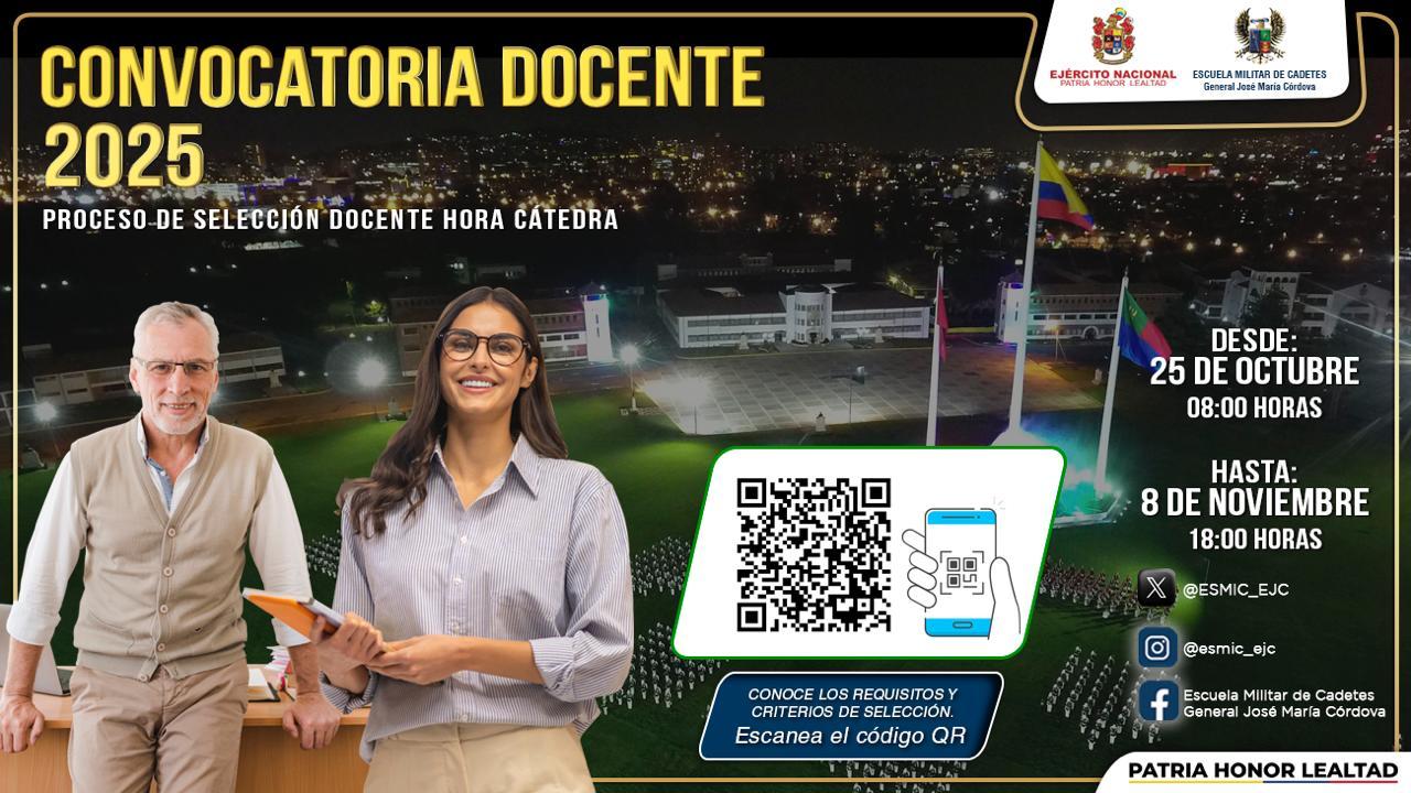 Convocatoria docente Año 2025